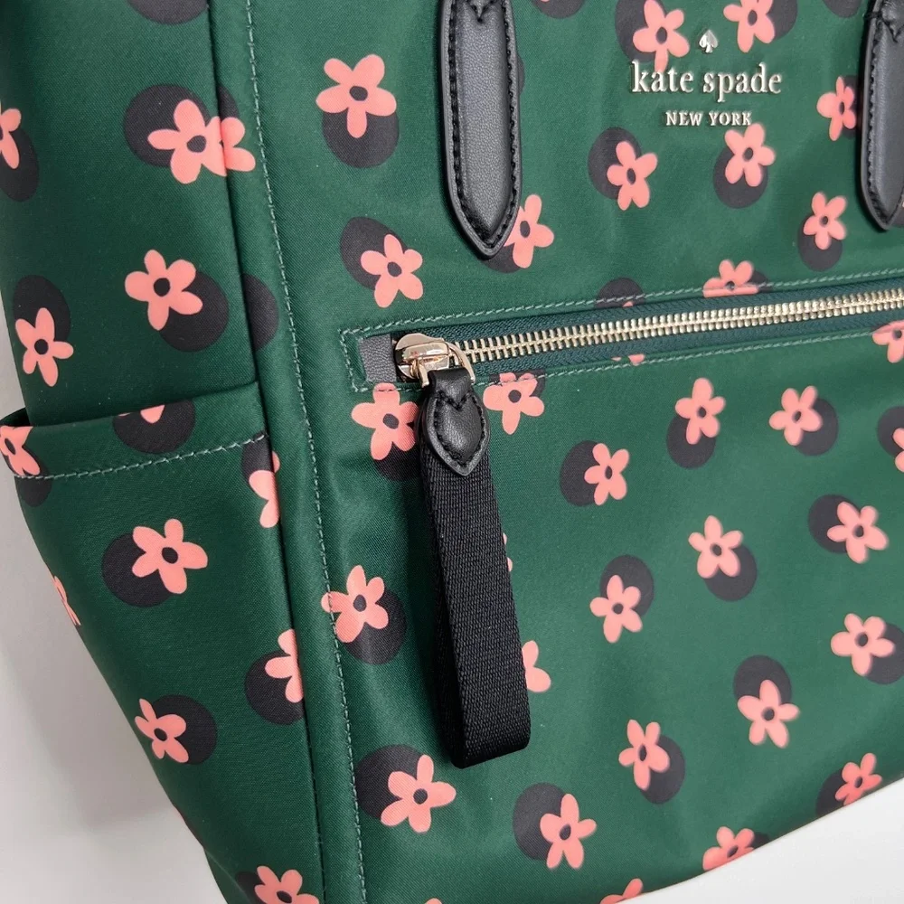 NWOT🌸KateSpade➕BONUS MATCHING EYEGLASS CASE!Green with🌸Flowers. - Picture 2 of 16